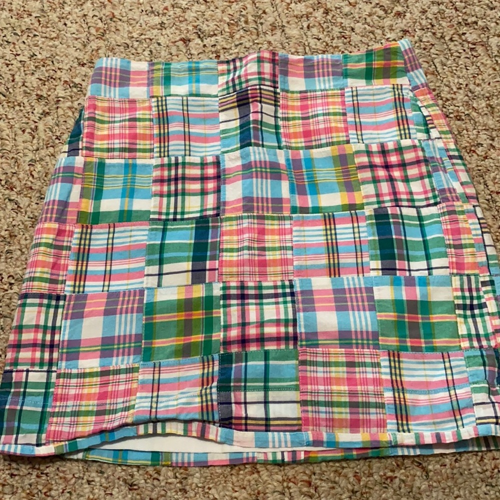 Talbots patchwork skirt 4P